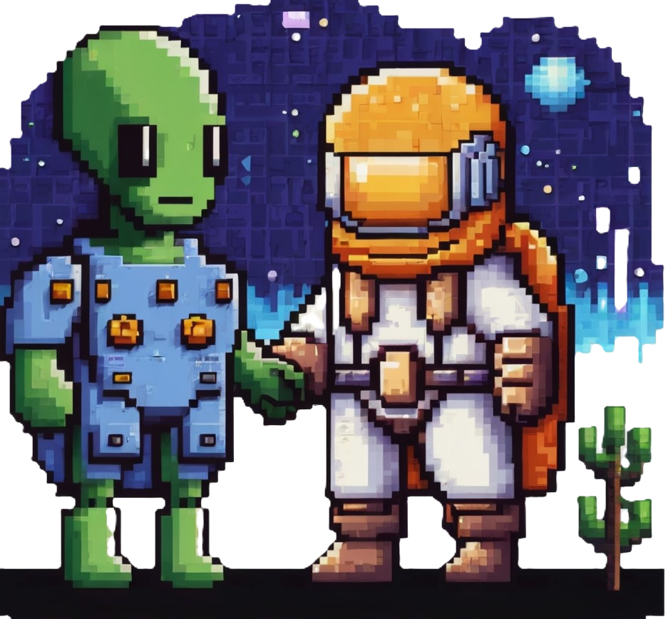 Alien Handshake Icon